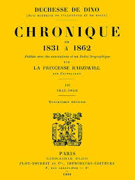 Chronique de 1831 à 1862, Tome 4 (de 4) by duchesse de Dorothée Dino